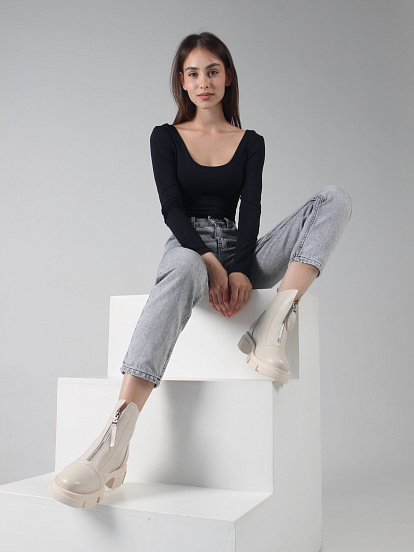 картинка Ботинки ED'ART 330.21074'm.Бежевый от интернет магазина