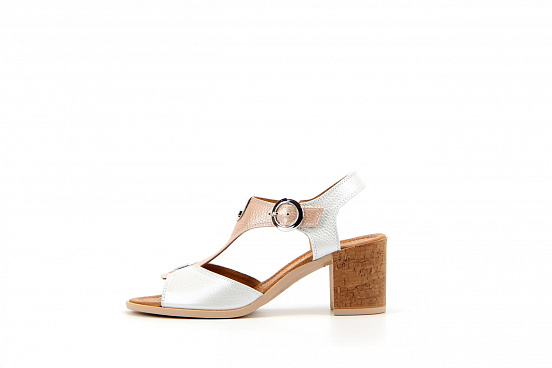 картинка Босоножки ED'ART 6001.624'be.pink-white от интернет магазина