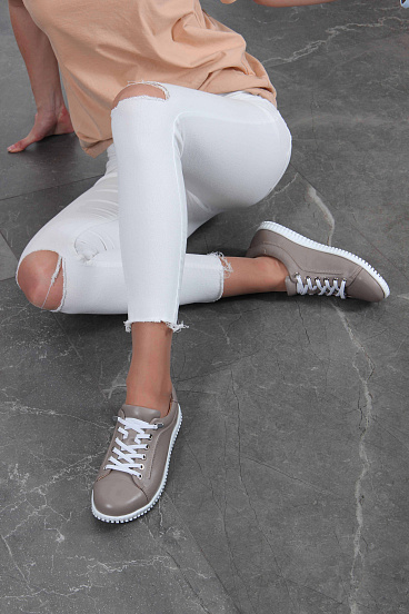 картинка Кеды ED'ART 157.8000'w. Латте от интернет магазина