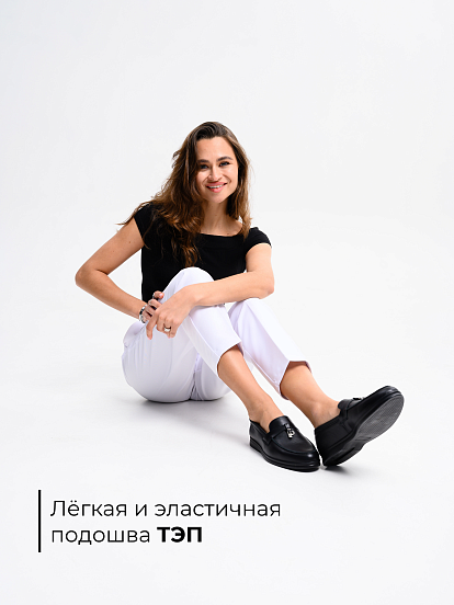 картинка Лоферы  ED'ART 170.2614'bl. Черный от интернет магазина