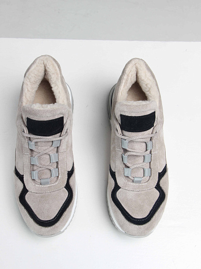 картинка Кроссовки ED'ART 150.mask`gr. каменный замша от интернет магазина