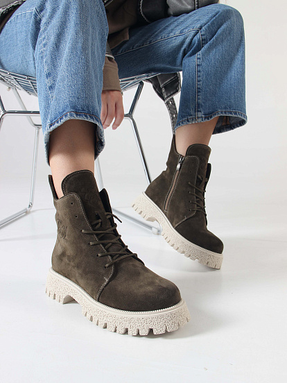 картинка Ботинки ED'ART 228.V.1541'be. Хаки от интернет магазина