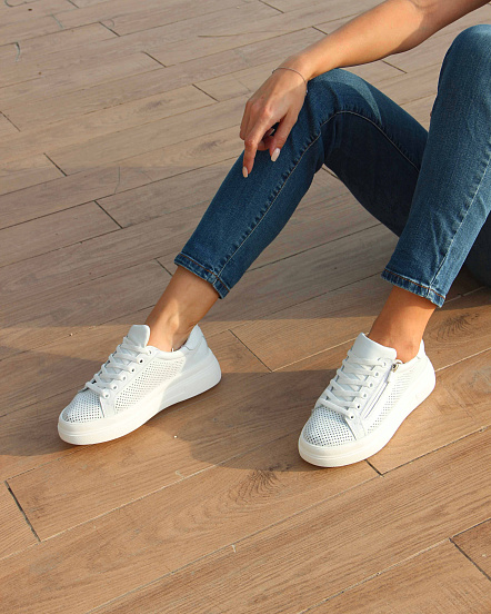 картинка Кеды ED'ART 166.P.PEPE'w. Белый от интернет магазина