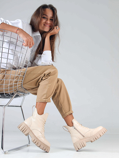 картинка Ботинки ED'ART 338.21153'be. beige от интернет магазина