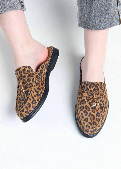 картинка Мюли ED'ART 1070.2614'bl. коричневый леопард от интернет магазина