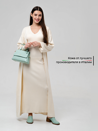 картинка Сабо ED'ART 5132.23663'br. мята+коричневый от интернет магазина