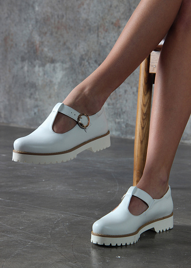 картинка Туфли полуботинки ED'ART 1004.sigma'w. белый от интернет магазина