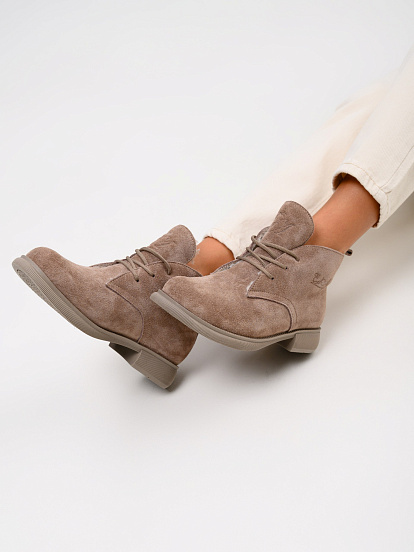 картинка Ботинки ED'ART 308.патриция'ka. Капучино замша от интернет магазина