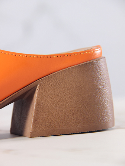 картинка Сабо ED'ART  5200.23663'br. Оранжевый+коричневый от интернет магазина