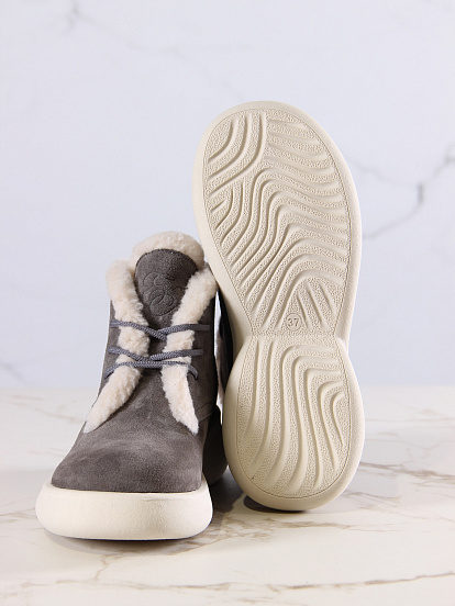 картинка Ботинки  ED'ART 308.927'be.Серый замок замша з от интернет магазина