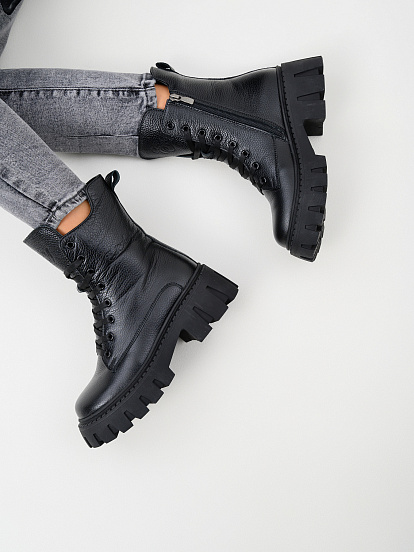 картинка Ботинки ED'ART 346.чанки'bl. Черный макс от интернет магазина