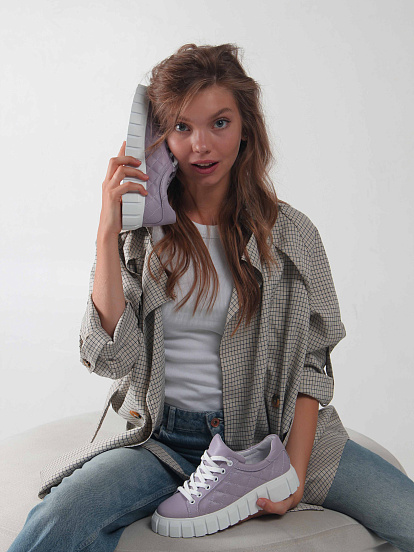 картинка Кеды ED'ART 146.91505'w.Lilac от интернет магазина
