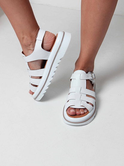 картинка Босоножки ED'ART 2025.2525'w. Белый от интернет магазина