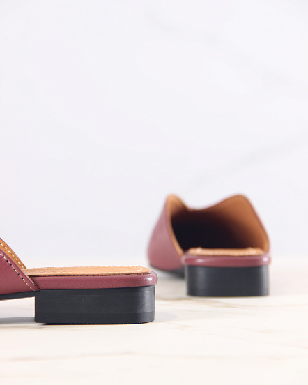 картинка Мюли ED'ART 1001.34104'bl. Гнилая вишня от интернет магазина