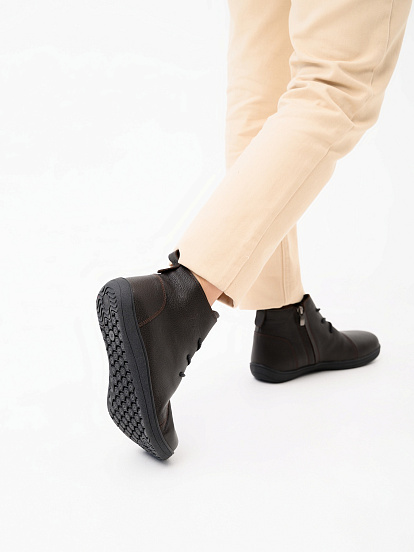 картинка Босоногие ботинки  ED'ART 352.NATA'bl.Темно-коричневая оттима от интернет магазина