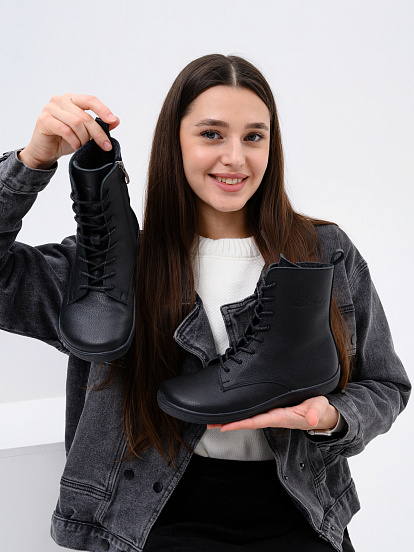 картинка Босоногие ботинки  ED'ART 351.NATA'bl.Черный флоттер от интернет магазина