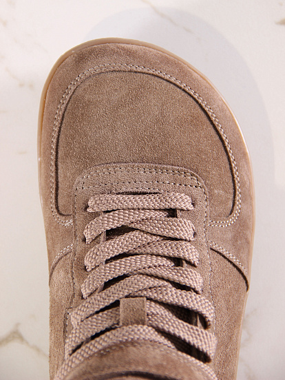 картинка Босоногие ботинки  ED'ART 211.NATA'br.Серо-коричневая замша от интернет магазина