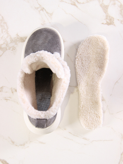 картинка Ботинки  ED'ART 308.927'be.Серый замок замша з от интернет магазина