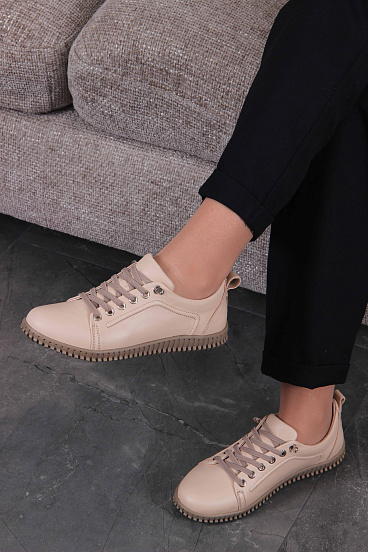 картинка Кеды ED'ART 158.8000'be. Бежевый от интернет магазина