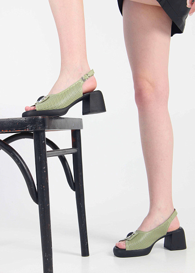 картинка Босоножки ED'ART 5030.Р.24191'bl.Авокадо  от интернет магазина