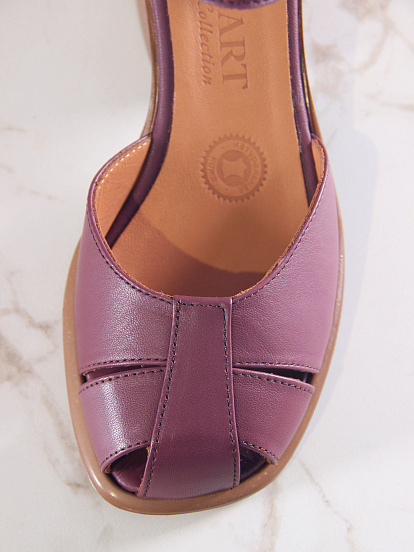 картинка Босоножки ED'ART 5033.23663'br. Гнилая вишня+коричневый от интернет магазина