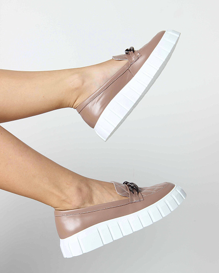 картинка Лоферы туфли ED'ART 145.91505'w.Сocoa от интернет магазина