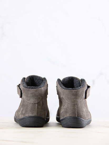 картинка Босоногие ботинки ED'ART 211.NATA'bl.Серый замок замша от интернет магазина