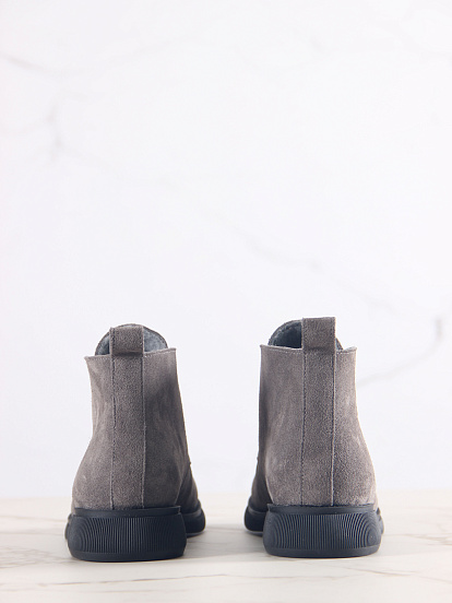 картинка Ботинки ED'ART 308.патриция'bl. Серый замок замша от интернет магазина