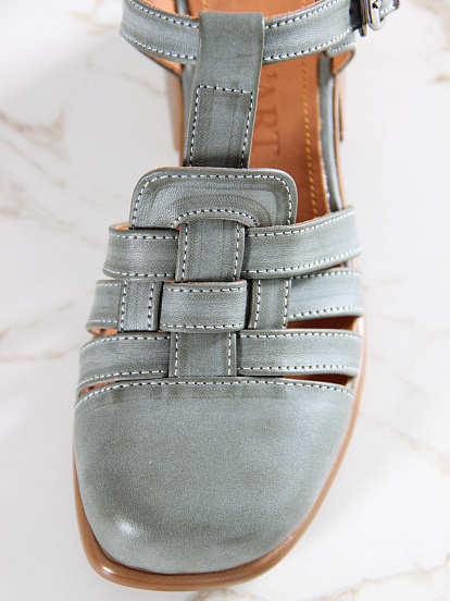 картинка Босоножки ED'ART 3035.26018'bе.Вакса хаки от интернет магазина