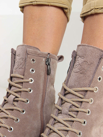 картинка Ботинки ED'ART 327.asteria.ka капучино замш от интернет магазина