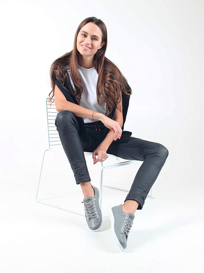 картинка Кеды ED'ART 169.8000'w. серый макс от интернет магазина