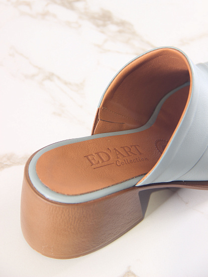 картинка Сабо ED'ART 5300.23663'be. Авокадо лион+коричневый от интернет магазина