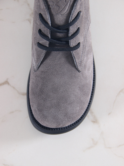 картинка Ботинки ED'ART 308.патриция'bl. Серый замок замша от интернет магазина