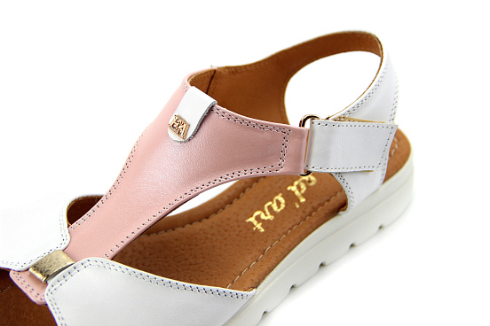 картинка Босоножки ED'ART 2001.115'w.white-pink от интернет магазина