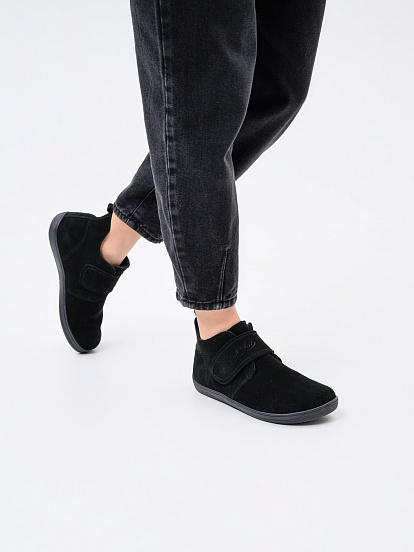 картинка Босоногие ботинки  ED'ART 209.NATA'bl.Черная замша от интернет магазина