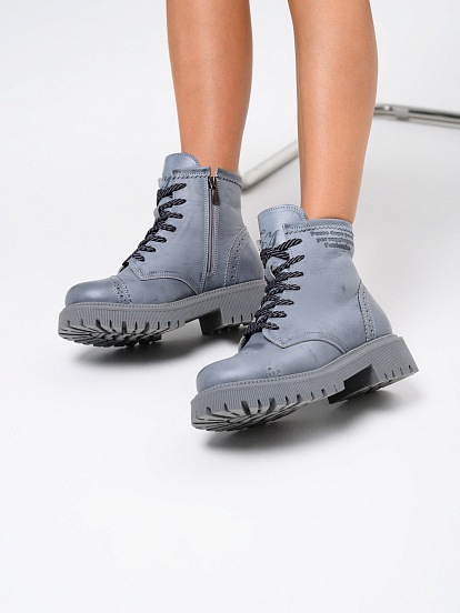 картинка Ботинки ED'ART 319.taskana'gr. Вакса серая от интернет магазина
