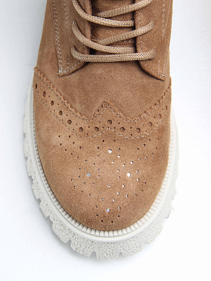 картинка Ботинки ED'ART 338.1541'be. светло-коричневый замша от интернет магазина