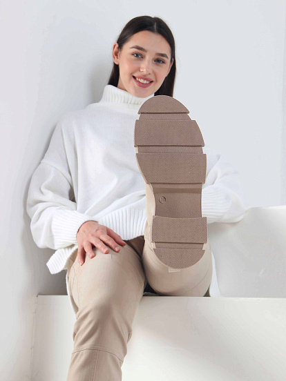 картинка Ботинки ED'ART 330.21074ka. Бежевый капучино от интернет магазина