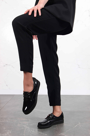 картинка Туфли полуботинки ED'ART 102.man'bl. Черный-лак от интернет магазина