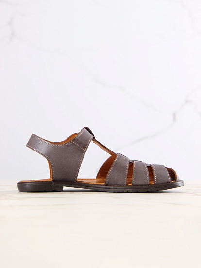 картинка Босоножки ED'ART 1035.подиум178'br.Вакса коричневый от интернет магазина