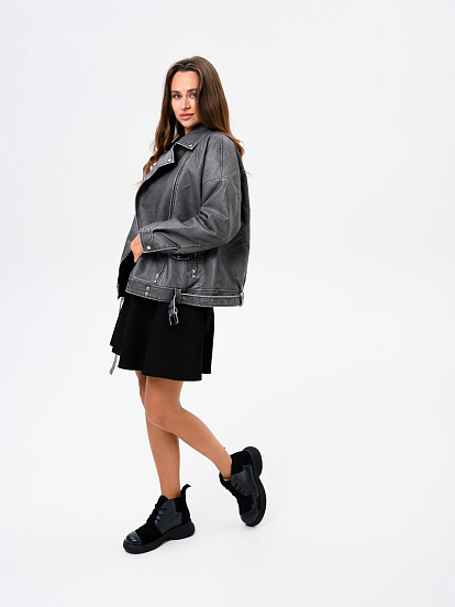 картинка Ботинки  ED'ART 305.927'bl. Вакса черная+черная замша от интернет магазина