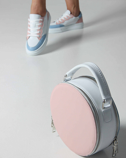 картинка Сумка-клатч ED'ART s07.Розовый голубой от интернет магазина