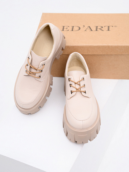 картинка Туфли полуботинки ED'ART 202.90200'ca.Бежевый стар пудра от интернет магазина