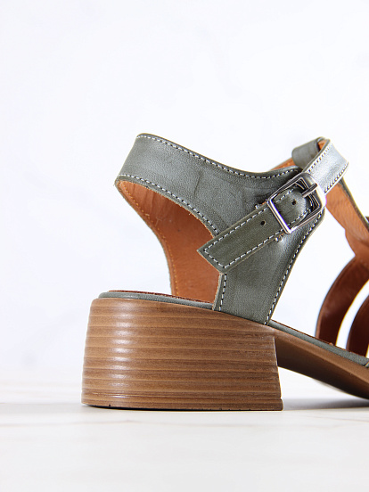 картинка Босоножки ED'ART 3035.26018'bе.Вакса хаки от интернет магазина