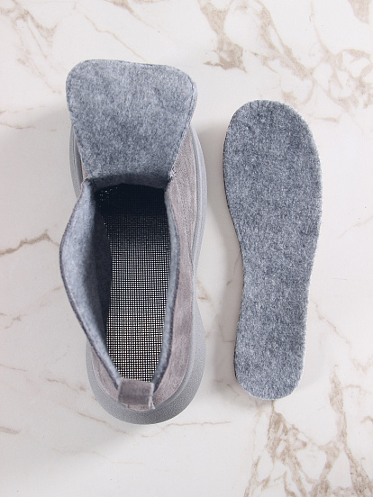 картинка Ботинки  ED'ART 308.927'gr. серый замок замша+серый от интернет магазина