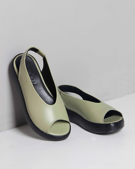 картинка Босоножки ED'ART 1019.2530'bl. Авокадо от интернет магазина