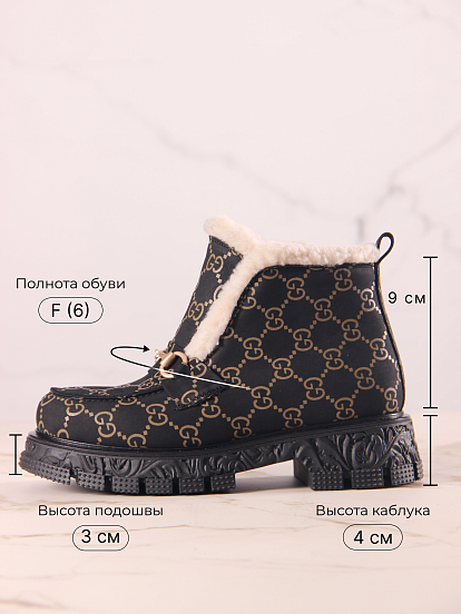 картинка Ботинки ED'ART 307. PODYUM141 'bl. черный гуччи от интернет магазина