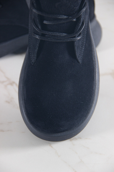 картинка Ботинки  ED'ART 308.927'bl.Черный замша от интернет магазина