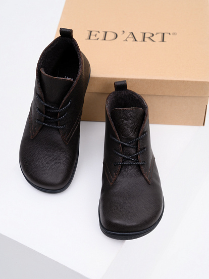 картинка Босоногие ботинки  ED'ART 208.NATA'bl.Темно-коричневая оттима от интернет магазина