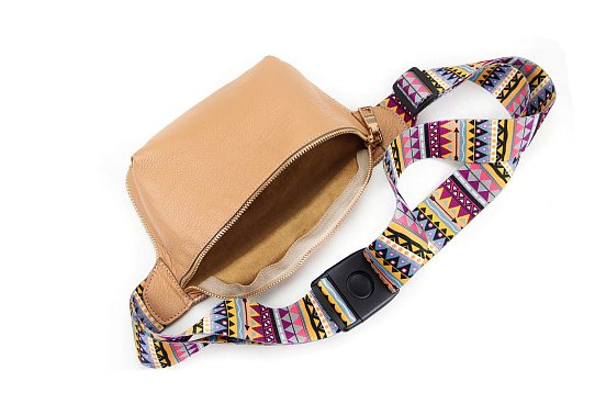 картинка Сумка-бананка ED`ART b01. beige max от интернет магазина